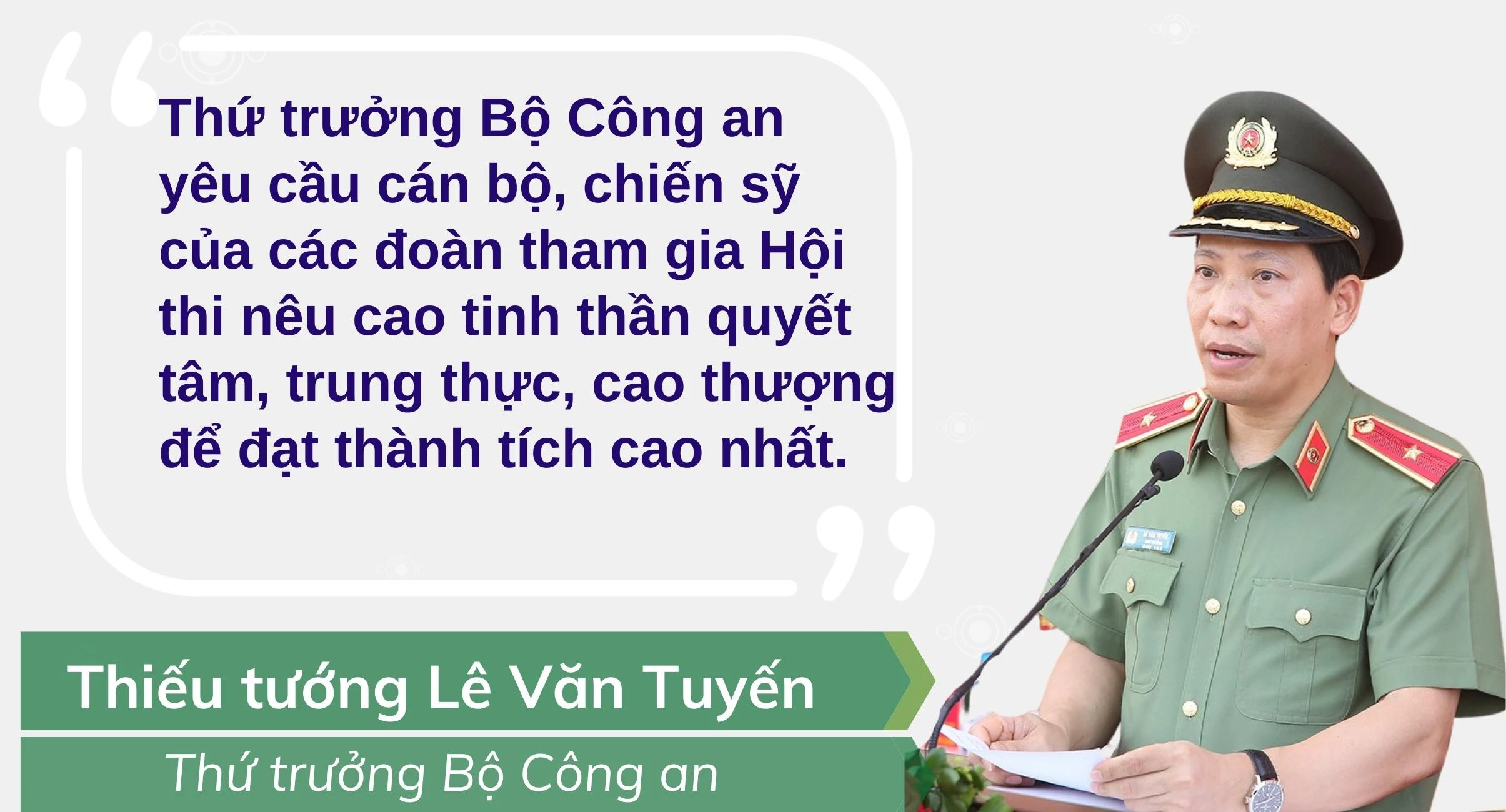 Khai mạc Hội thi Điều lệnh, bắn súng, võ thuật lực lượng Cảnh sát nhân dân ảnh 2