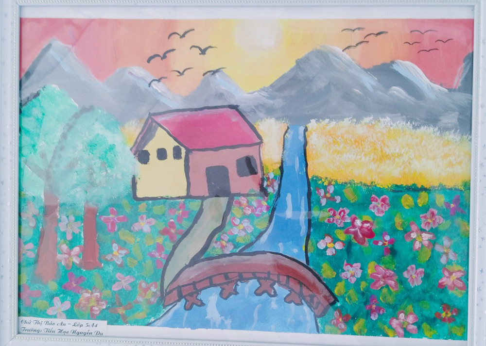 Một số tác phẩm tham gia cuộc thi.