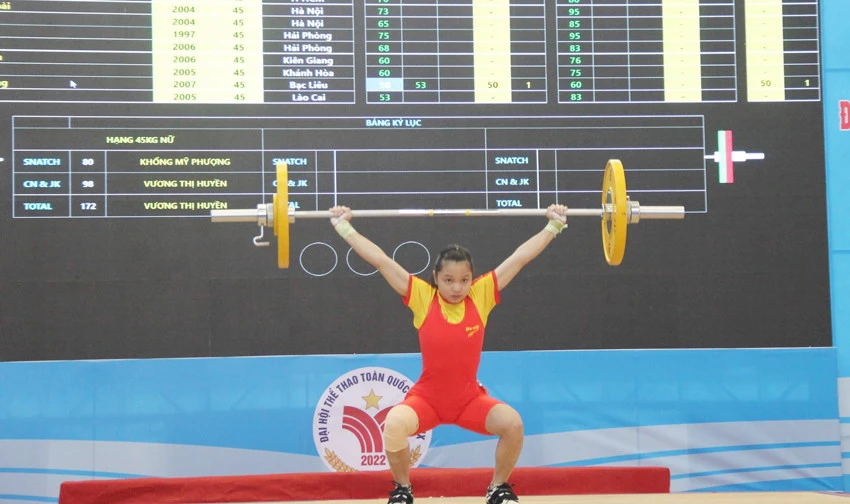 Khởi tranh môn cử tạ trong khuôn khổ Đại hội Thể thao toàn quốc lần thứ IX ảnh 3