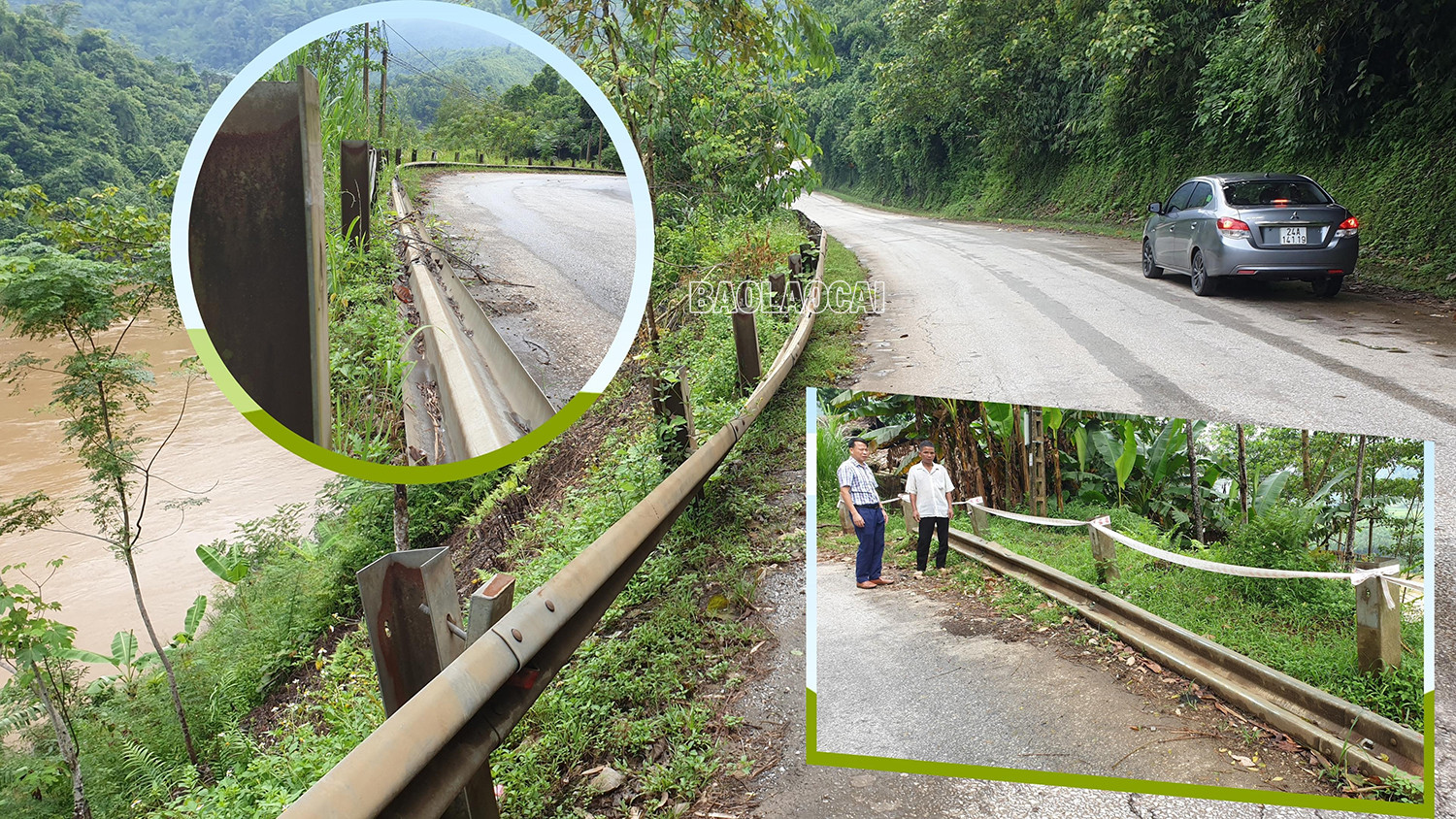 Phá hoại hộ lan trên Tỉnh lộ 151: Ẩn họa khôn lường ảnh 1 Phá hoại hộ lan trên Tỉnh lộ 151: Ẩn họa khôn lường ảnh 1