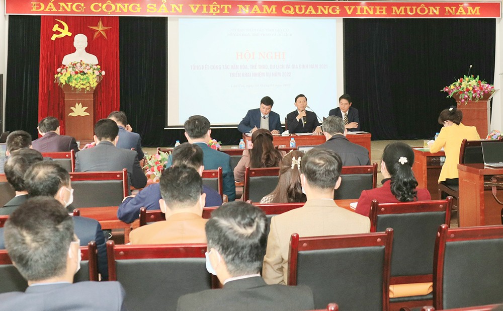 Triển khai công tác văn hóa, thể thao, du lịch và gia đình năm 2022 ảnh 1 Triển khai công tác văn hóa, thể thao, du lịch và gia đình năm 2022 ảnh 1