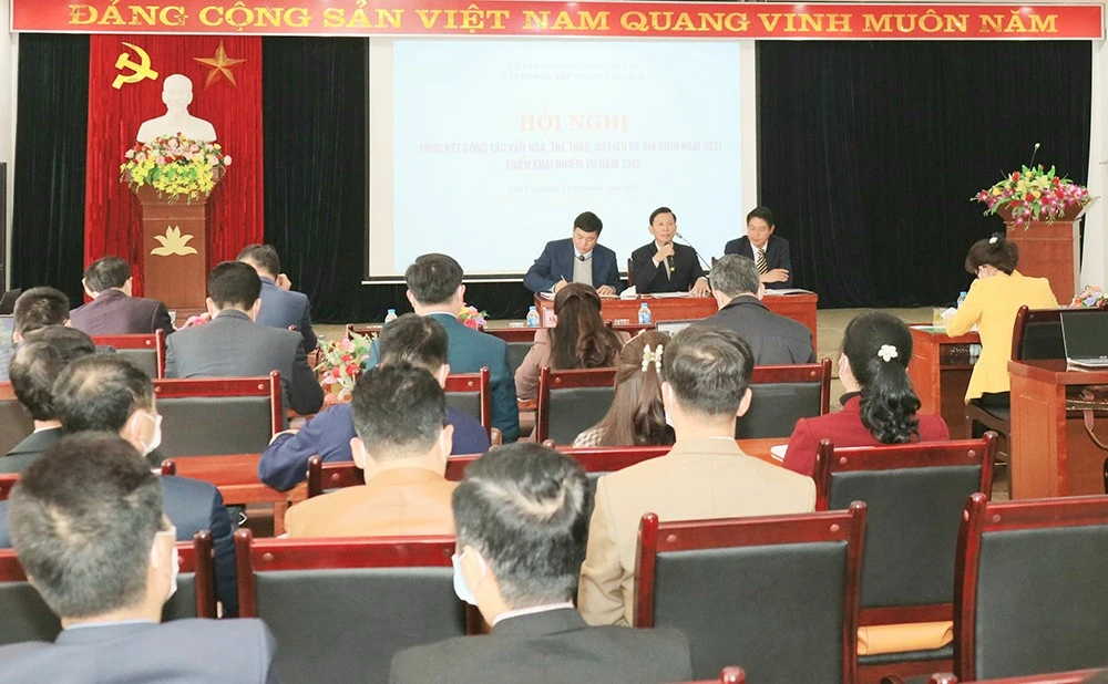 Triển khai công tác văn hóa, thể thao, du lịch và gia đình năm 2022 ảnh 1
