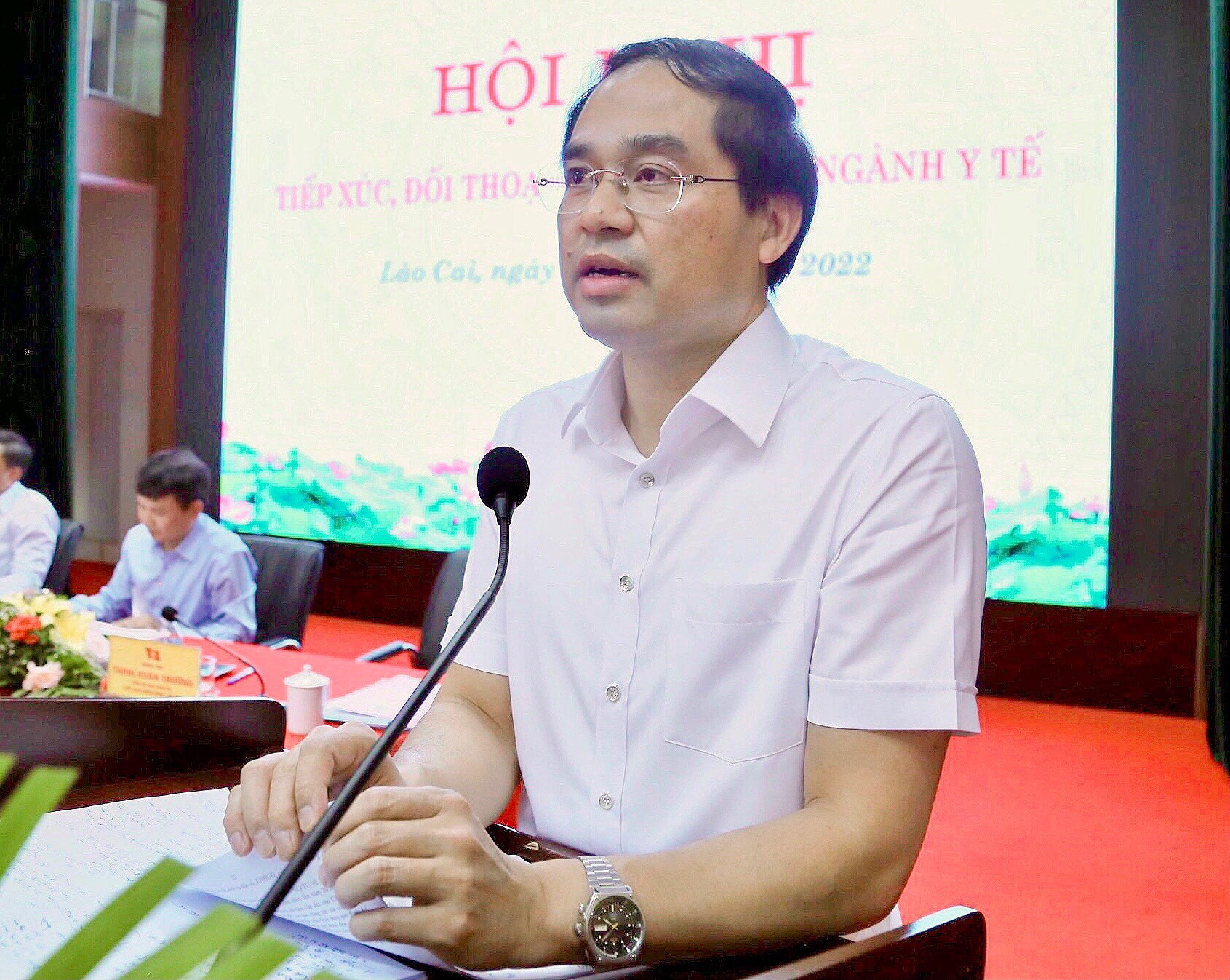 Thường trực Tỉnh ủy tiếp xúc, đối thoại trực tiếp với ngành y tế ảnh 5 Thường trực Tỉnh ủy tiếp xúc, đối thoại trực tiếp với ngành y tế ảnh 5