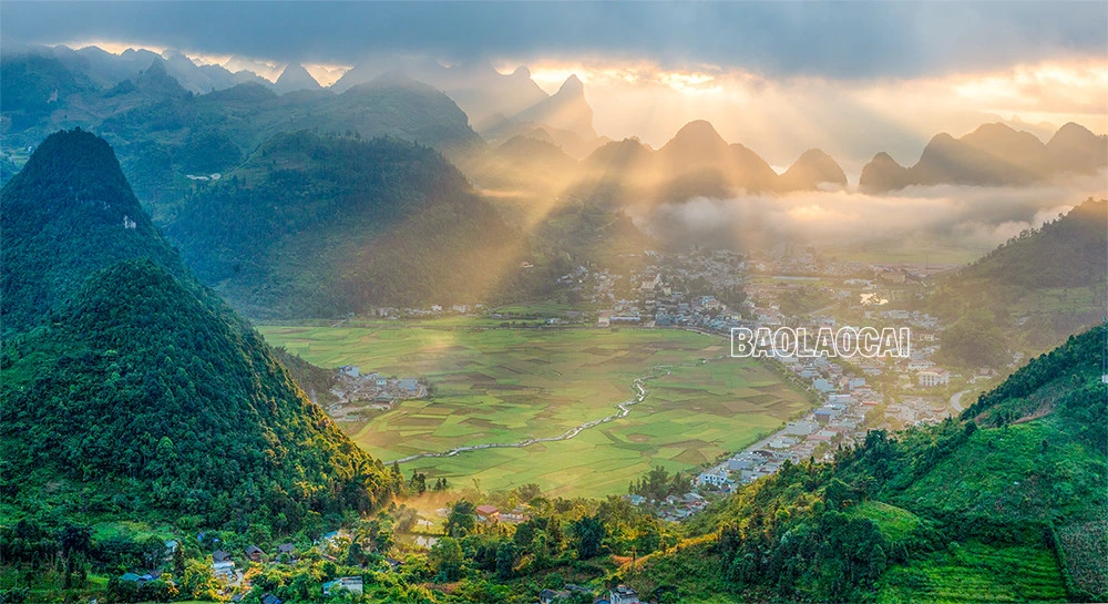 Mùa lúa chín&nbsp;Mường Khương -&nbsp;dải lụa vàng giữa đại ngàn biên ải ảnh 1