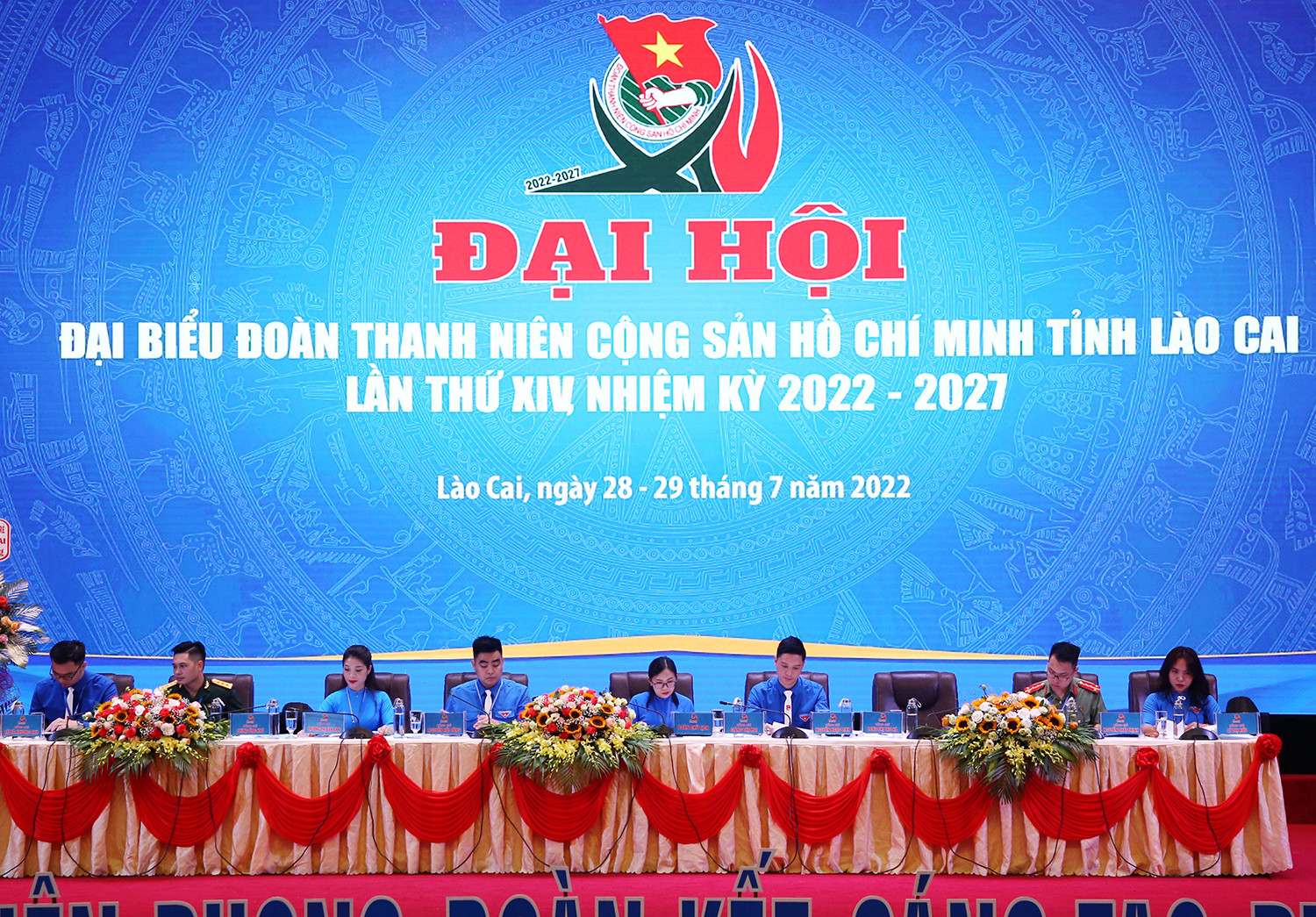 Khai mạc phiên thứ Nhất Đại hội Đại biểu Đoàn TNCS Hồ Chí Minh tỉnh Lào Cai lần thứ XIV, nhiệm kỳ 2022 - 2027 ảnh 2