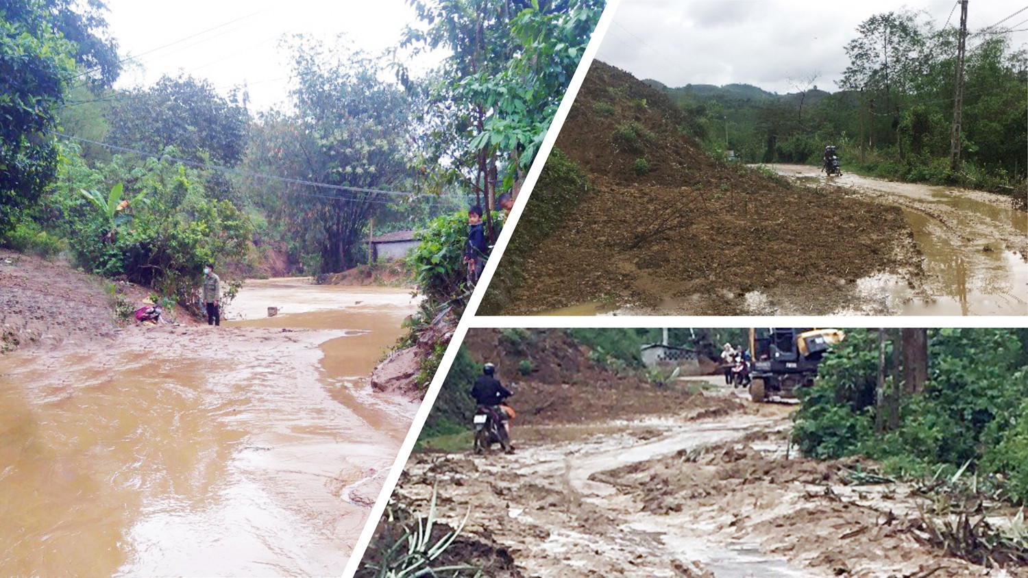 Từ đầu mưa lũ năm nay, nhiều tuyến quốc lộ, tỉnh lộ trên địa bàn tỉnh đã bị sạt lở do mưa lũ. Từ đầu mưa lũ năm nay, nhiều tuyến quốc lộ, tỉnh lộ trên địa bàn tỉnh đã bị sạt lở do mưa lũ.