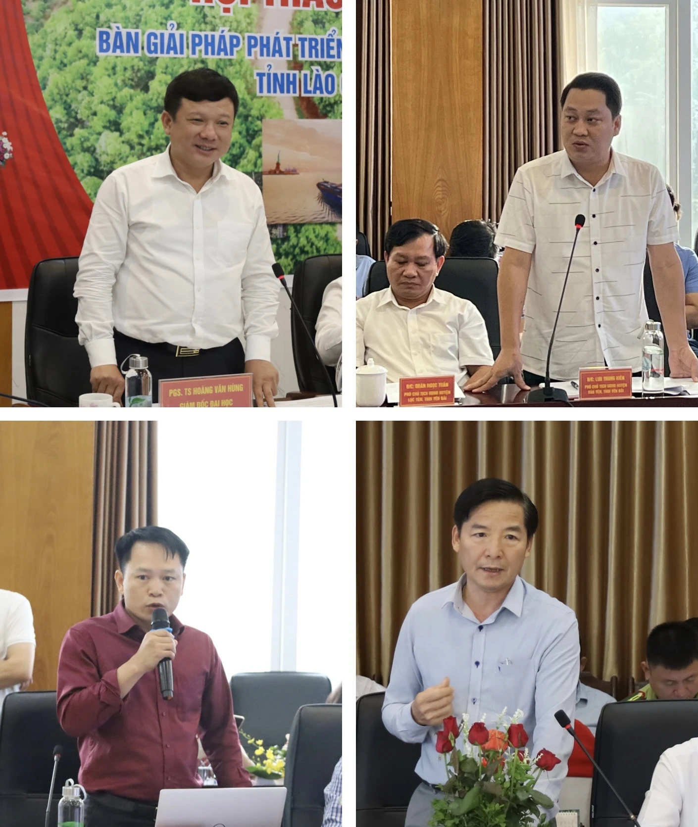 Các đại biểu thảo luận về các giải pháp phát triển ngành hàng quế.