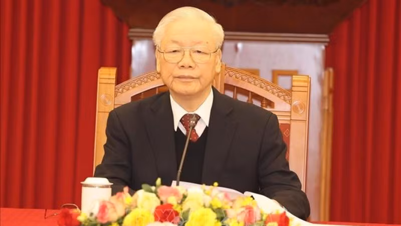 Tổng Bí thư Nguyễn Phú Trọng điện đàm trực tuyến với đồng chí Miguel Díaz-Canel, Bí thư Thứ nhất Ban Chấp hành Trung ương Đảng Cộng sản Cuba, Chủ tịch nước Cộng hòa Cuba.