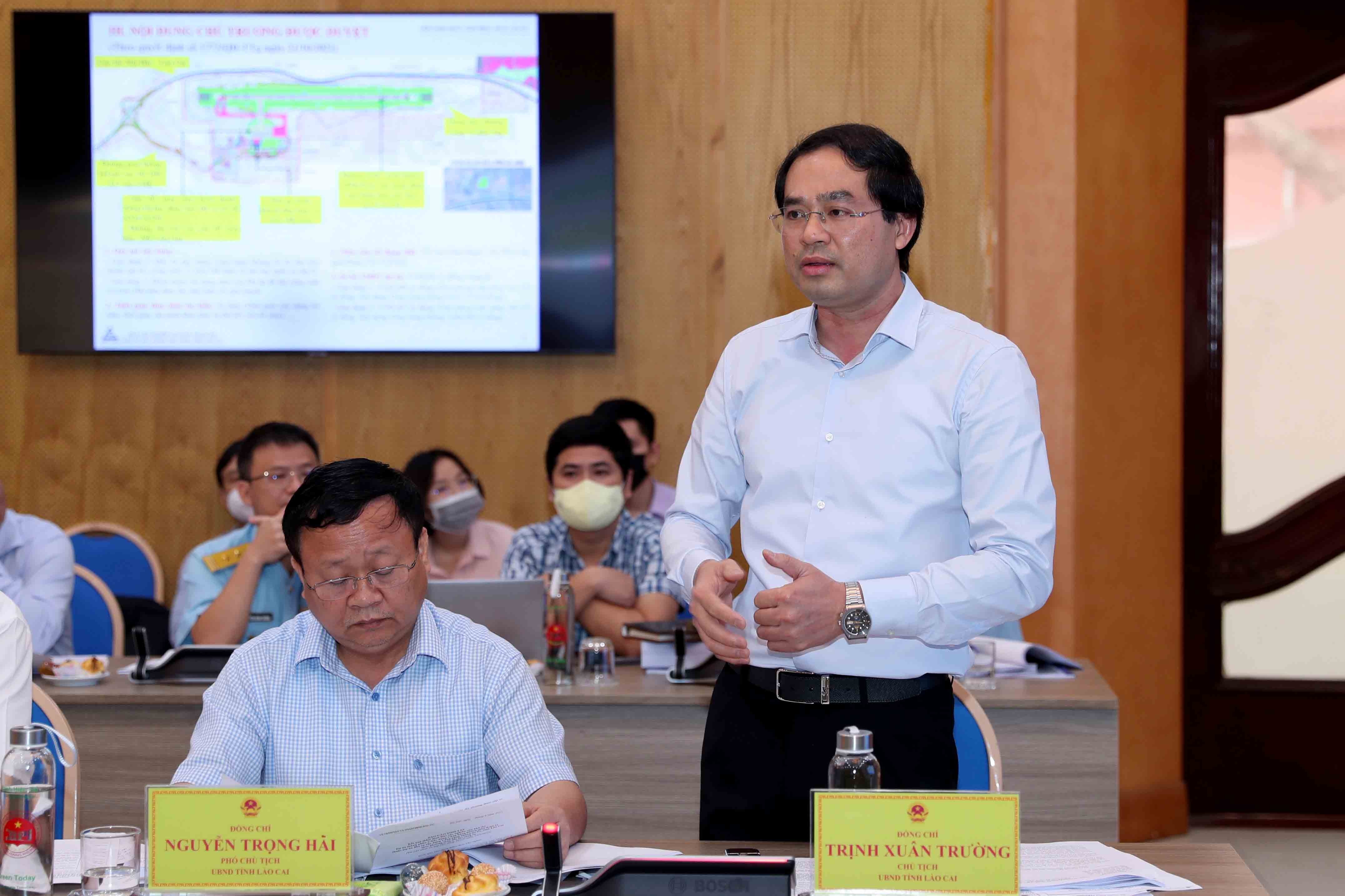 Chủ tịch UBND tỉnh Lào Cai Trịnh Xuân Trường cam kết sẽ chỉ đạo đơn vị tư vấn và các cơ quan liên quan hoàn thiện tốt nhất hồ sơ dự án và sớm triển khai đầu tư, hoàn thành dự án.