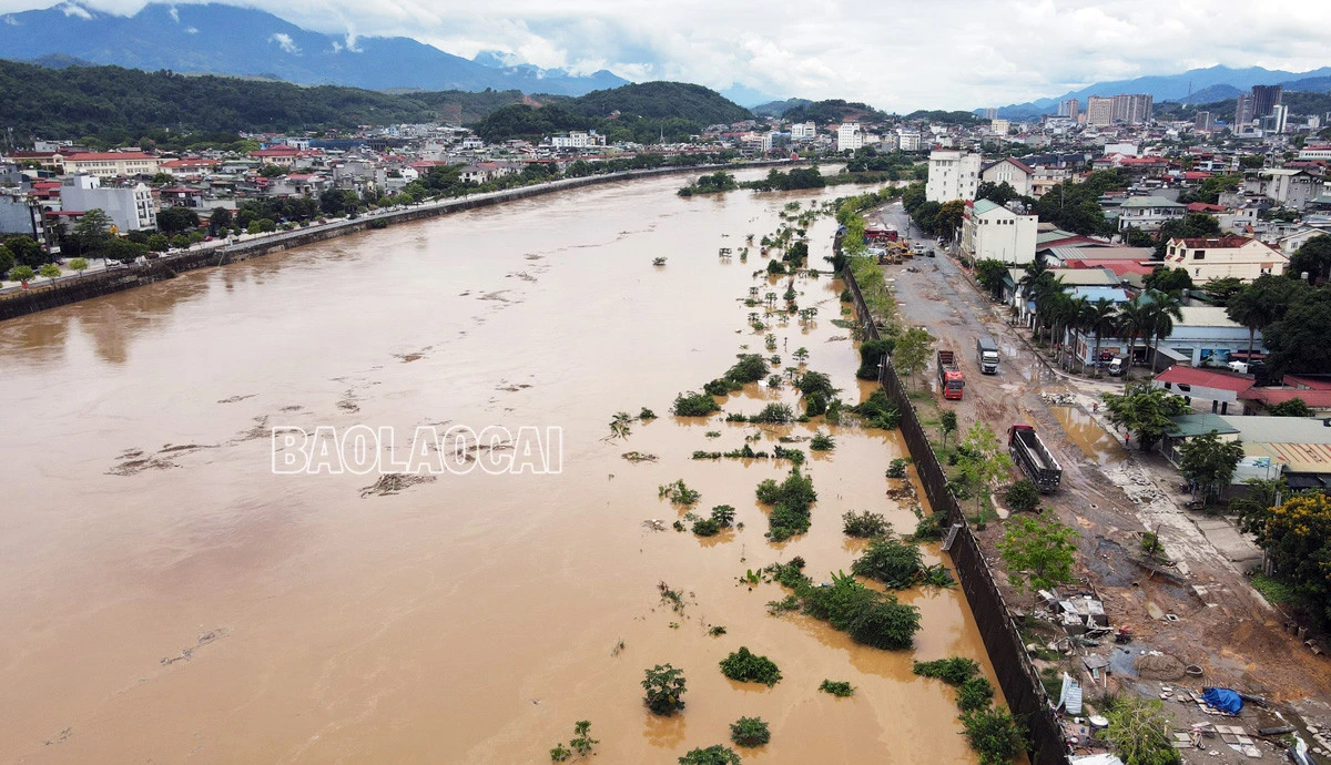 Dự báo đỉnh lũ cao nhất khả năng lên tới 82,00m, đạt mức báo động 2 vào chiều 14/6.