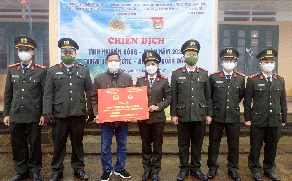 Tuổi trẻ Công an tỉnh tham gia xây dựng nông thôn mới ảnh 1 Tuổi trẻ Công an tỉnh tham gia xây dựng nông thôn mới ảnh 1