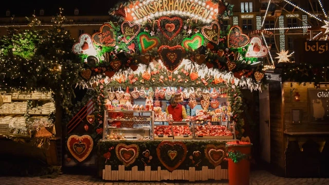 Khung cảnh Dresden mùa Giáng sinh.