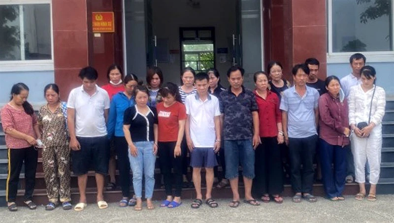 Tang vật trong chuyên án.