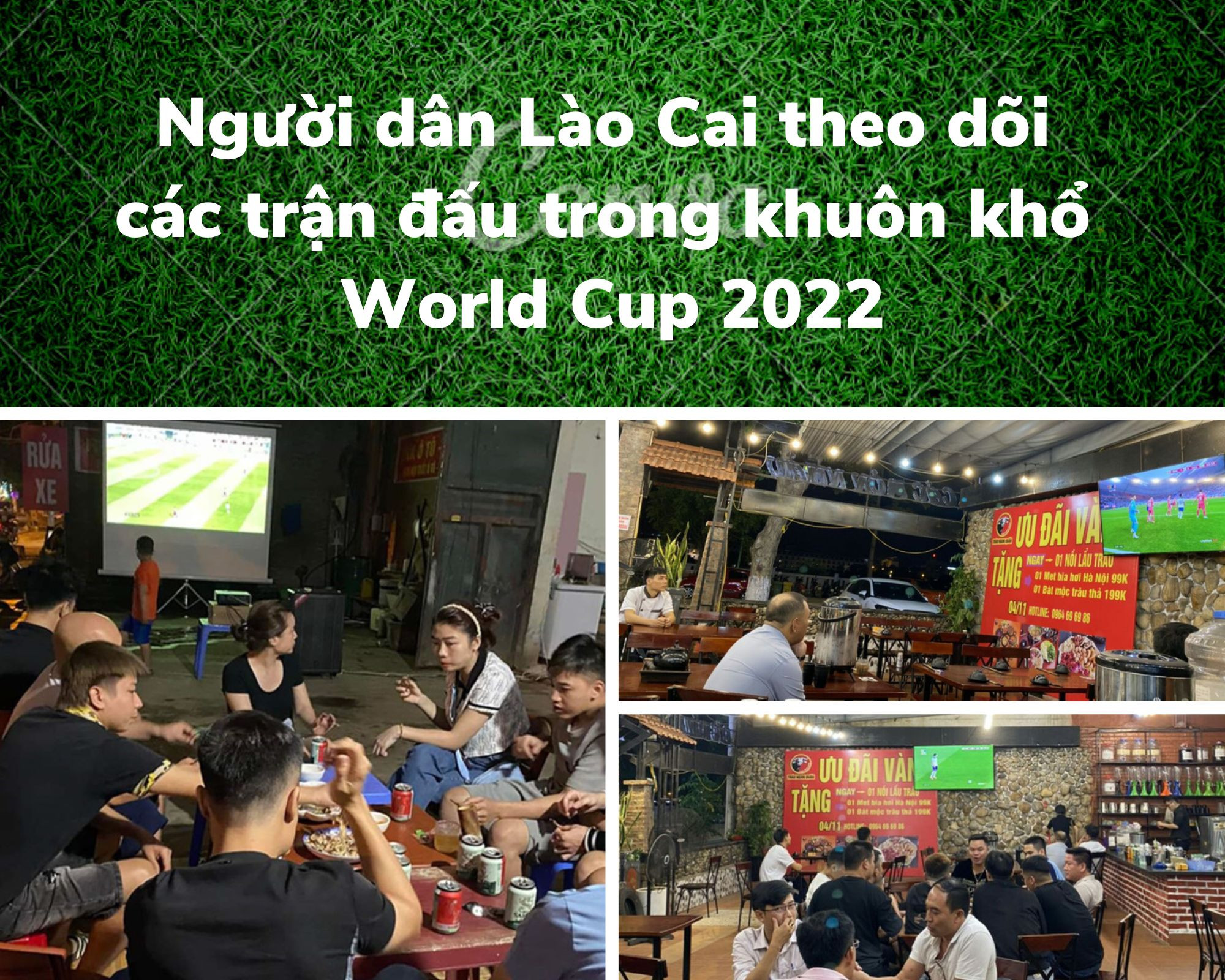 Người Lào Cai hòa mình vào World Cup 2022 ảnh 1 Người Lào Cai hòa mình vào World Cup 2022 ảnh 1