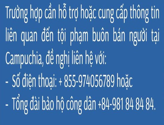 Tăng cường các biện pháp ngăn chặn tình trạng lừa đảo đưa người lao động sang Campuchia trái phép ảnh 2 Tăng cường các biện pháp ngăn chặn tình trạng lừa đảo đưa người lao động sang Campuchia trái phép ảnh 2
