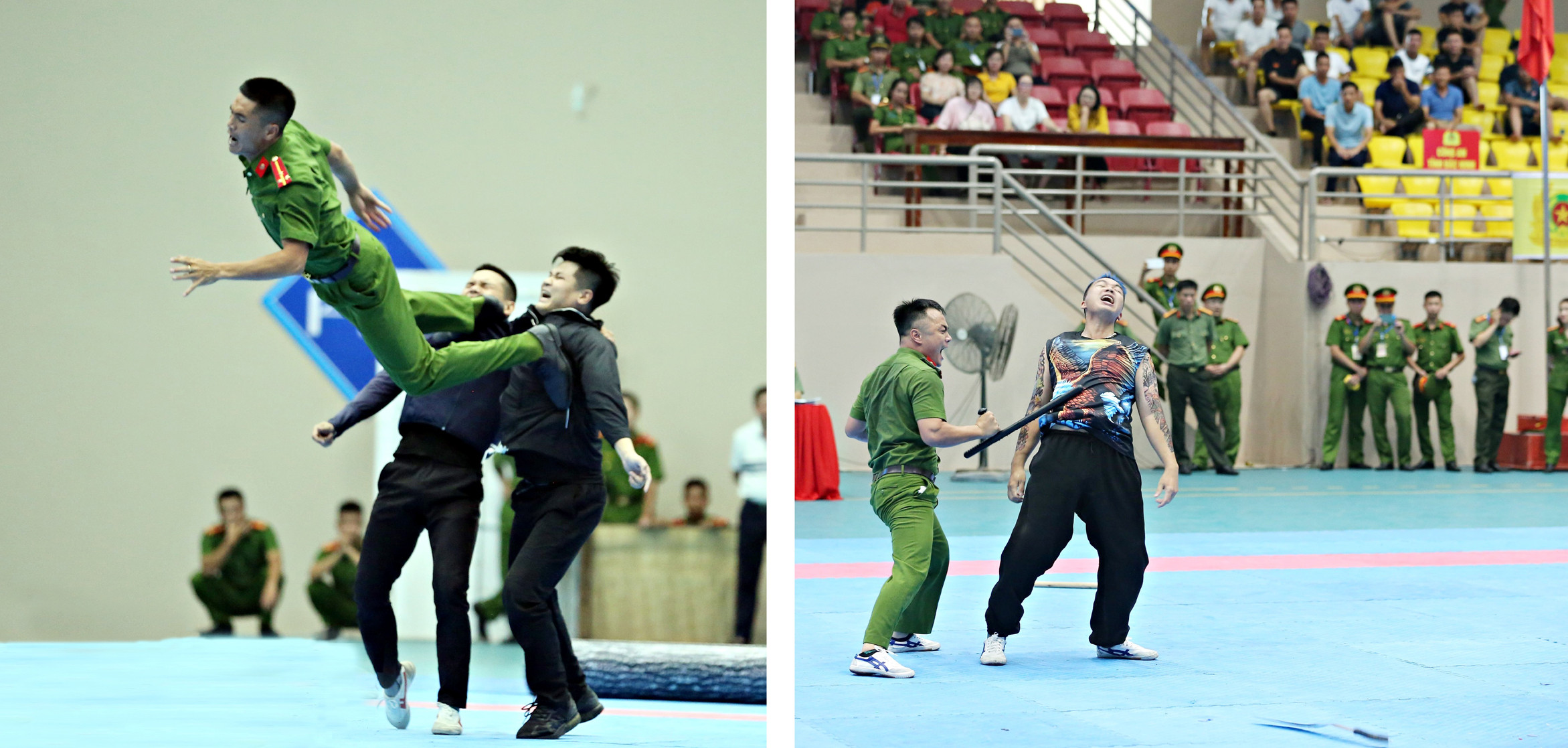 Sôi nổi Hội thi điều lệnh, bắn súng, võ thuật khu vực phía Bắc năm 2022 ảnh 4 Sôi nổi Hội thi điều lệnh, bắn súng, võ thuật khu vực phía Bắc năm 2022 ảnh 4