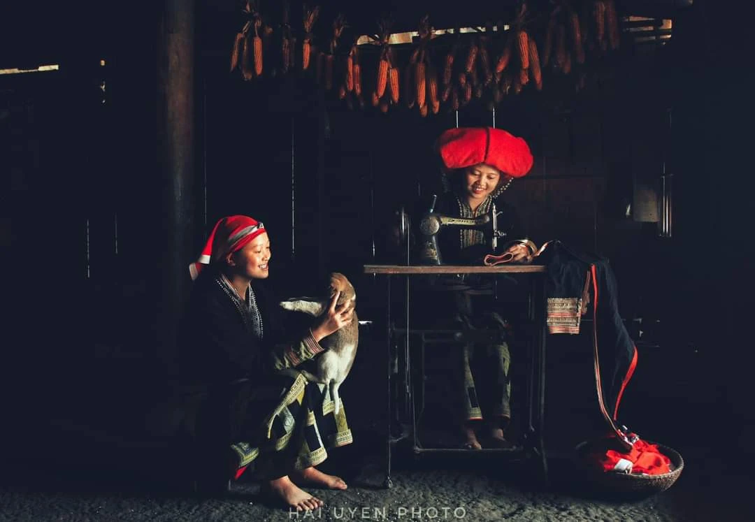 May áo mới. Ảnh Đoàn Hải Uyên (Bảo Thắng)