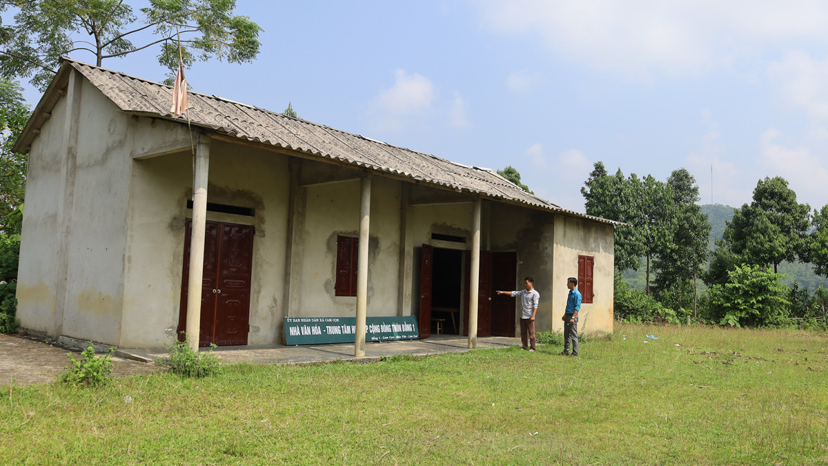 Từ nay đến hết hết năm, xã Cam Cọn tập trung thực hiện tiêu chí cơ sở vật chất văn hóa để "về đích" nông thôn mới đúng kế hoạch đề ra.