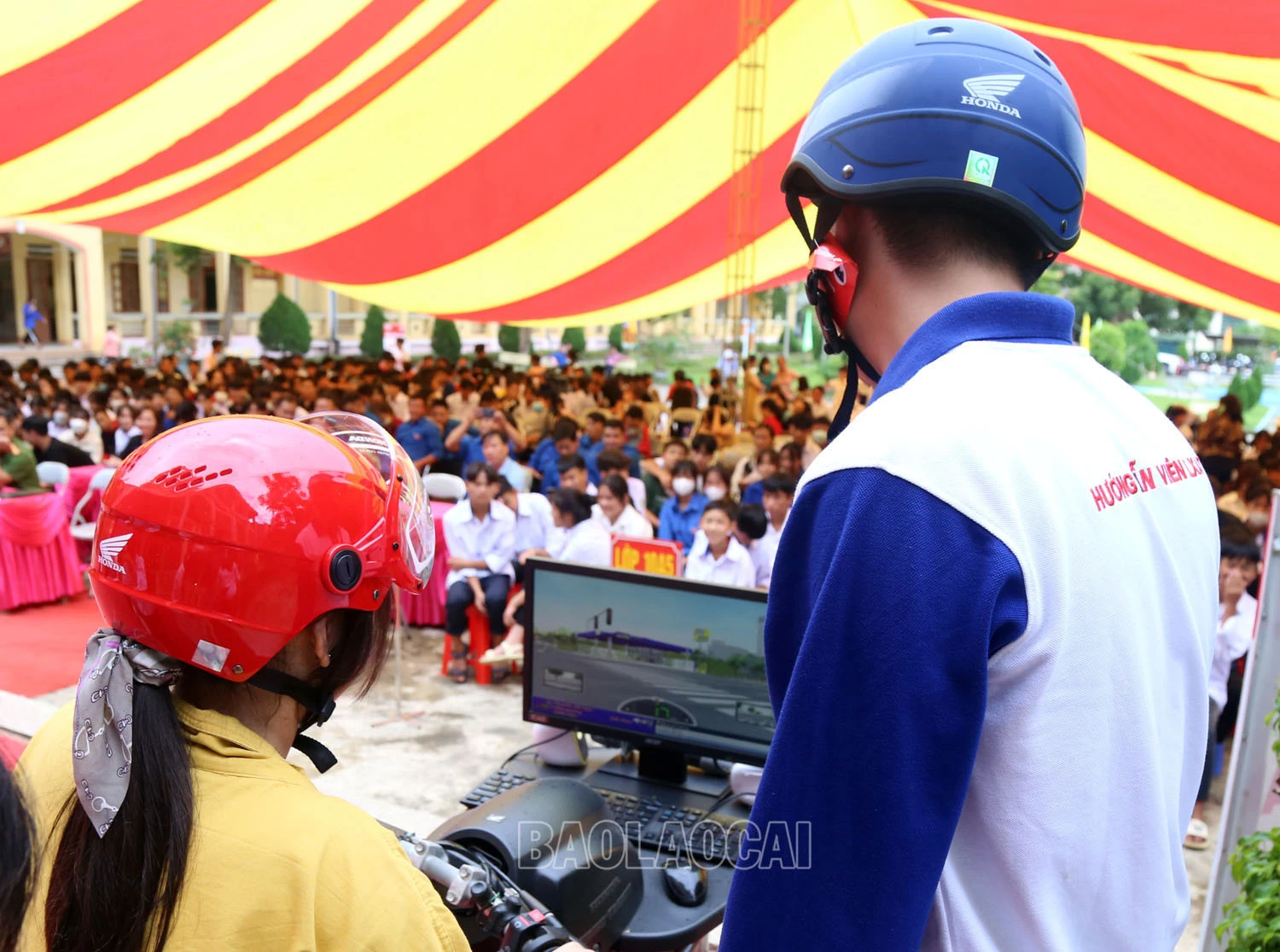 Hơn 800 học sinh huyện Si Ma Cai tham gia Ngày hội thanh niên với văn hóa giao thông ảnh 4 Hơn 800 học sinh huyện Si Ma Cai tham gia Ngày hội thanh niên với văn hóa giao thông ảnh 4