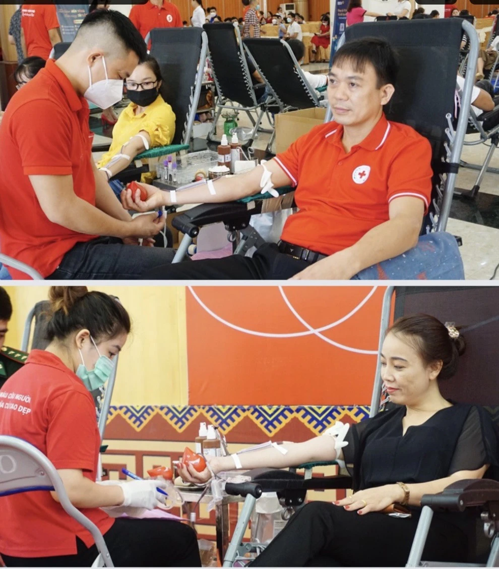 Thu trên 1.400 đơn vị máu tại Ngày hội hiến máu “Sắc đỏ biên cương” lần thứ IV, năm 2022 ảnh 7