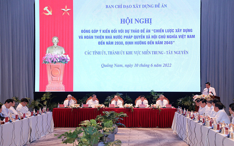 Tâm huyết, trách nhiệm đóng góp vào Dự thảo Đề án về xây dựng và hoàn thiện Nhà nước pháp quyền ảnh 1