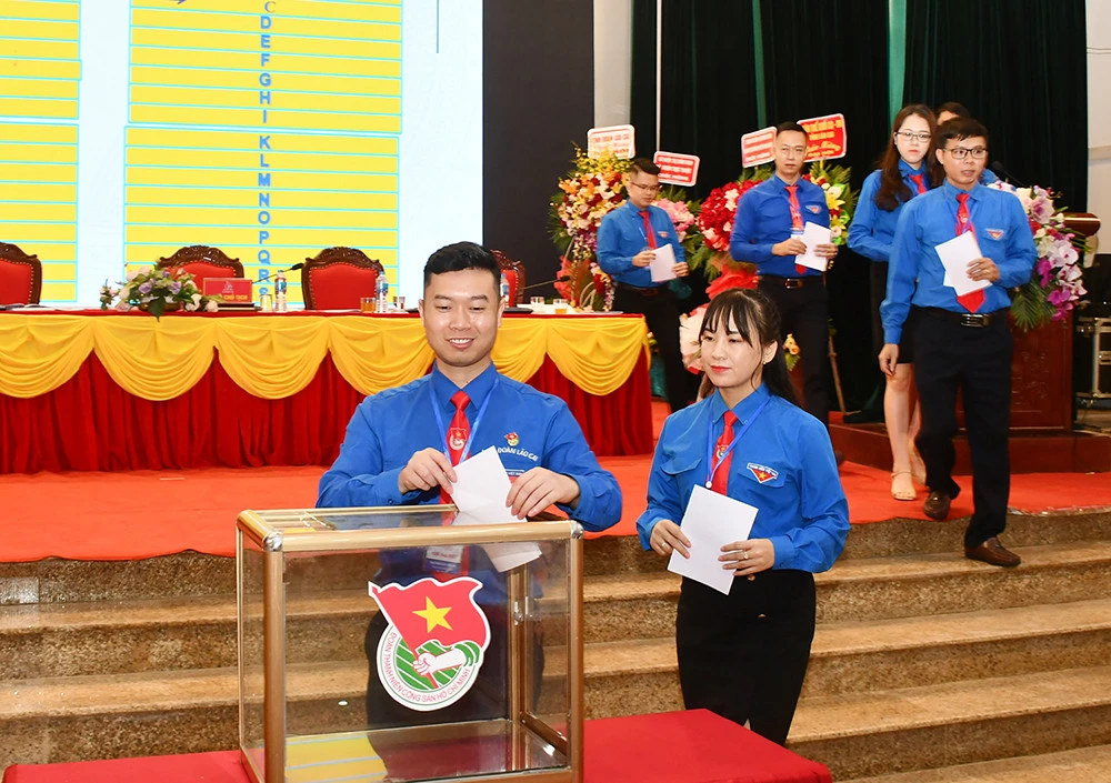 Đại hội Đại biểu Đoàn TNCS Hồ Chí Minh Khối Cơ quan – Doanh nghiệp tỉnh và huyện Bát Xát, nhiệm kỳ 2022 - 2027 ảnh 5