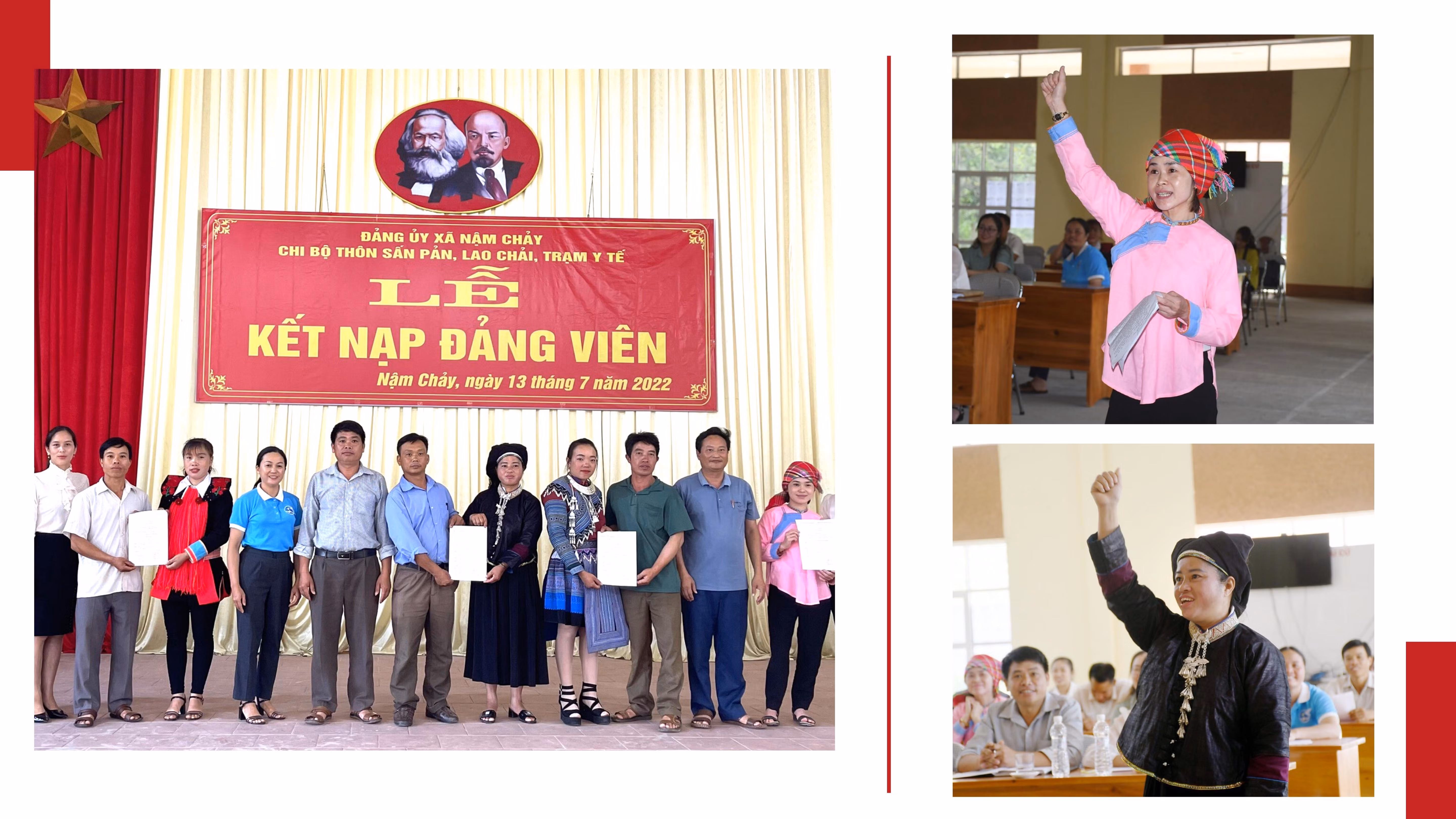 Đảng viên mới ngày càng được trẻ hóa và đa dạng hóa thành phần, chú trọng người dân tộc thiểu số, phụ nữ, trí thức trẻ.