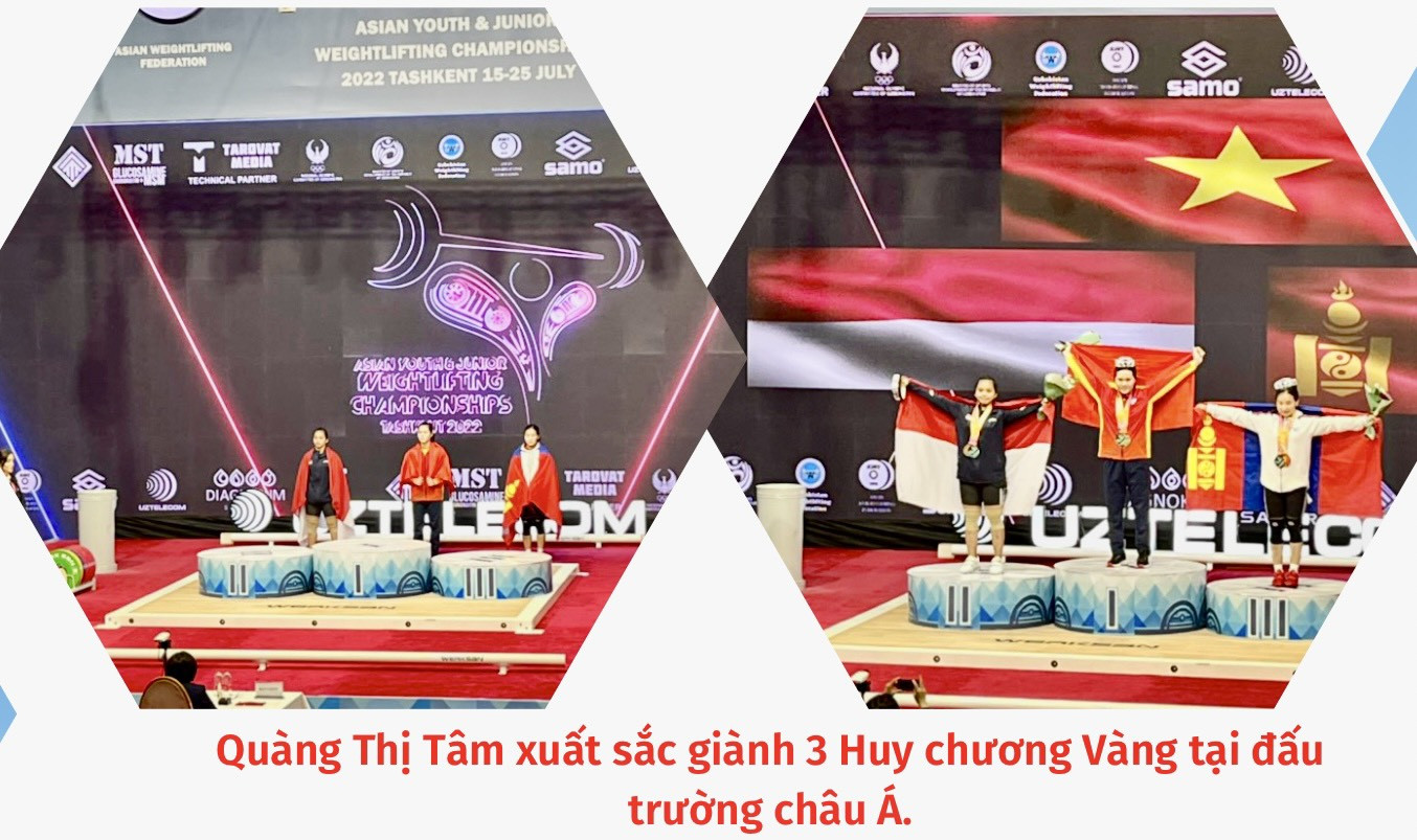 Cử tạ Lào Cai giành thêm 3 Huy chương Vàng tại Giải Vô địch cử tạ thanh - thiếu niên và trẻ châu Á ảnh 1