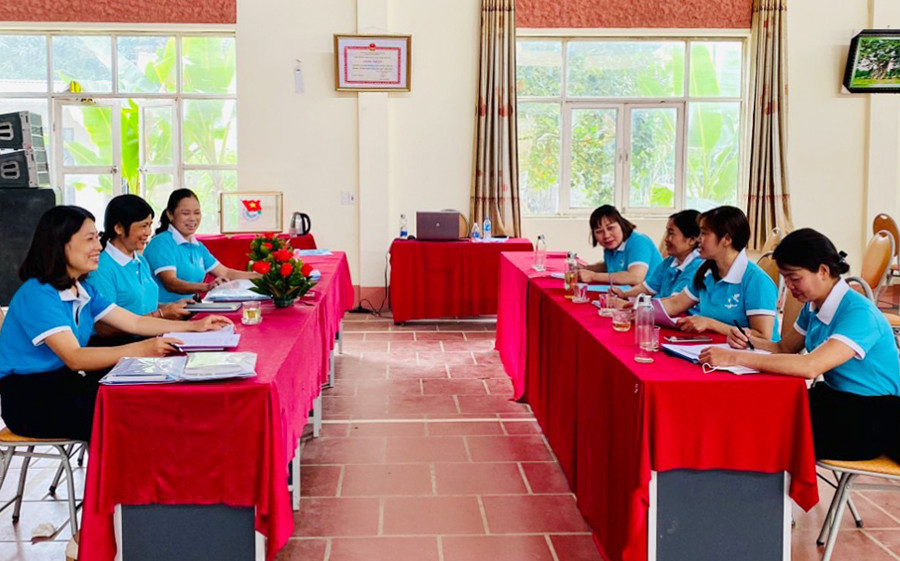 Đội ngũ cán bộ được sắp xếp, kiện toàn góp phần nâng cao chất lượng hoạt động của tổ chức cơ sở hội.