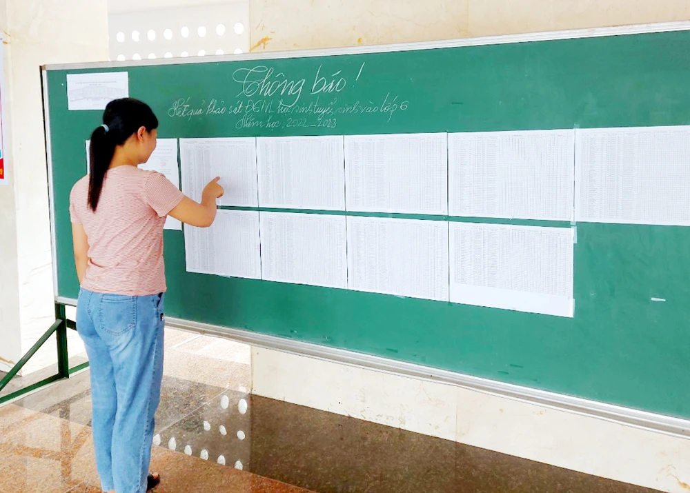 Dự kiến ngày 5/6/2022 Trường THCS Lê Quý Đôn sẽ công bố điểm chuẩn khảo sát vào lớp 6 năm học 2022 - 2023. Dự kiến ngày 5/6/2022 Trường THCS Lê Quý Đôn sẽ công bố điểm chuẩn khảo sát vào lớp 6 năm học 2022 - 2023.