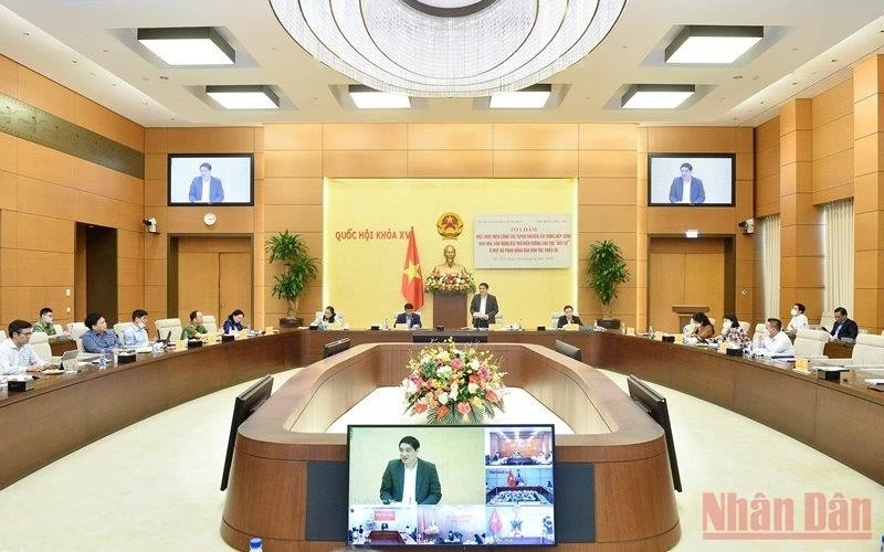 Quang cảnh buổi tọa đàm. (Ảnh: Đăng Anh) Quang cảnh buổi tọa đàm. (Ảnh: Đăng Anh)