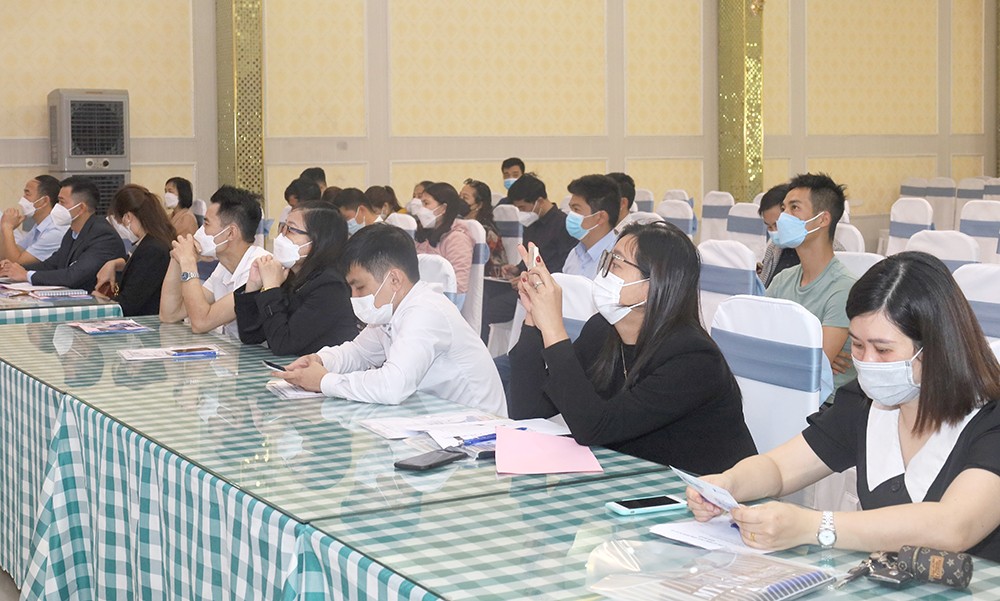 Các học viên tham gia lớp tập huấn.