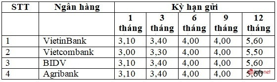 Hai "ông lớn" trong nhóm big4 ngân hàng bất ngờ điều chỉnh lãi suất ảnh 2