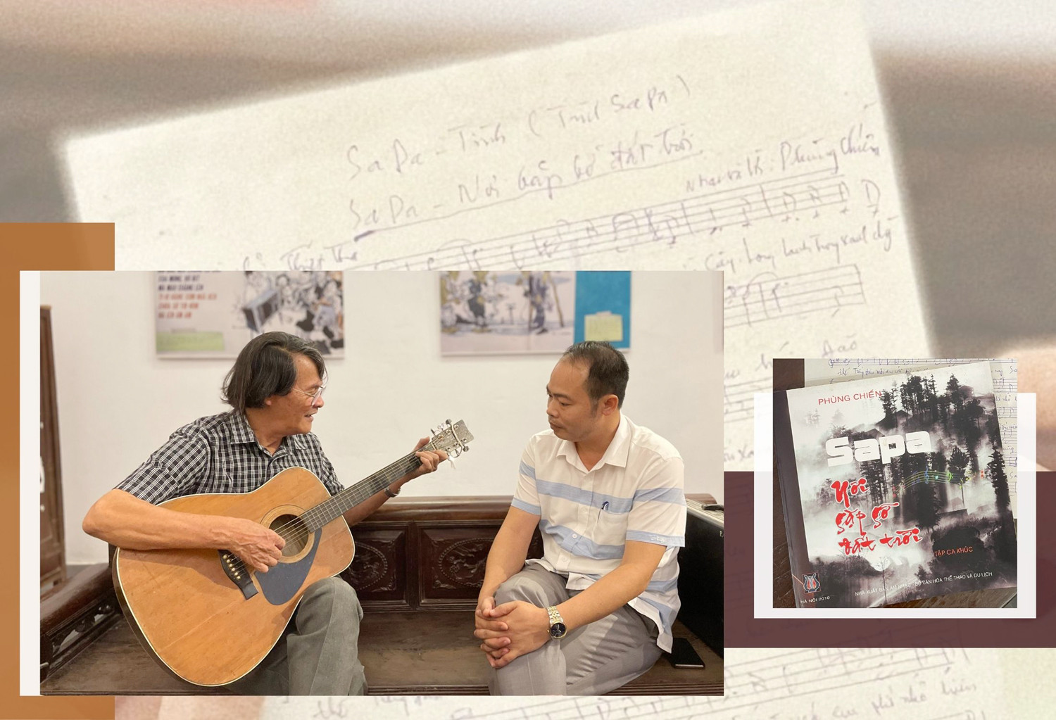 Nhạc sỹ Phùng Chiến tấu bản tình ca làm nên tên tuổi ông như lời tạm biệt với cây đàn một thời gắn bó. Nhạc sỹ Phùng Chiến tấu bản tình ca làm nên tên tuổi ông như lời tạm biệt với cây đàn một thời gắn bó.