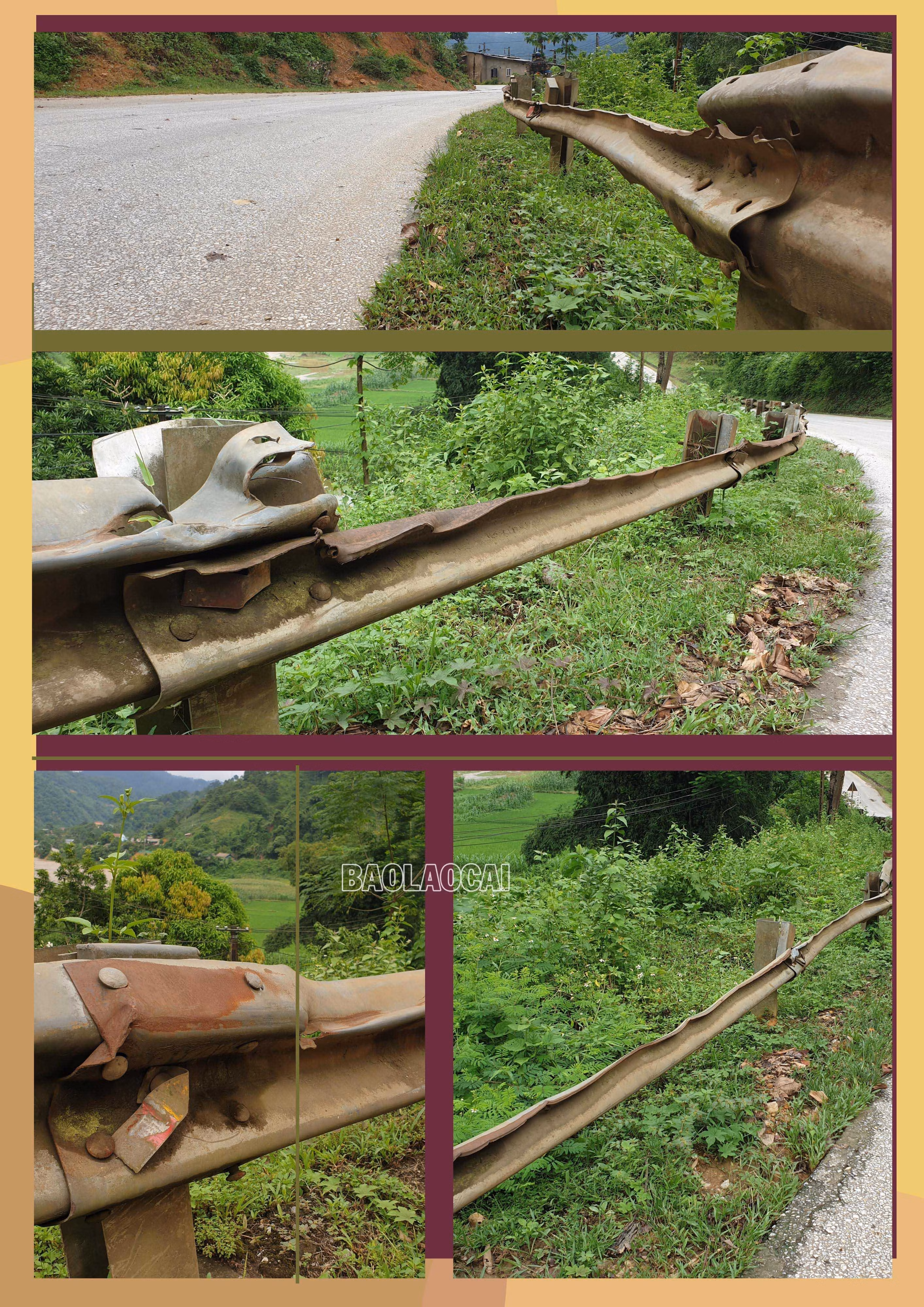 Phá hoại hộ lan trên Tỉnh lộ 151: Ẩn họa khôn lường ảnh 4 Phá hoại hộ lan trên Tỉnh lộ 151: Ẩn họa khôn lường ảnh 4