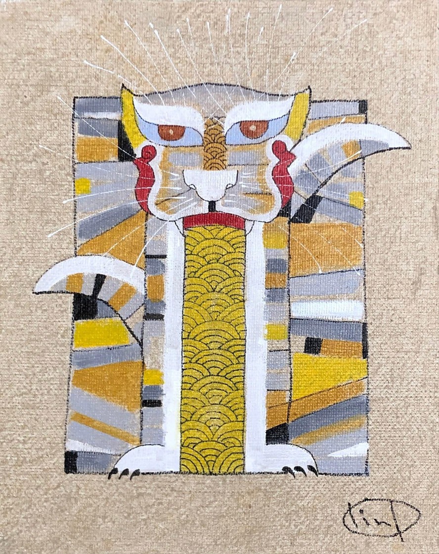 Thưởng lãm tranh “Tiễn Sửu đón Dần” trên nền tảng số ảnh 2 Thưởng lãm tranh “Tiễn Sửu đón Dần” trên nền tảng số ảnh 2