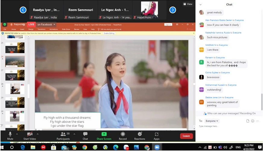 Diễn đàn được tổ chức trực tuyến qua nền tảng zoom.