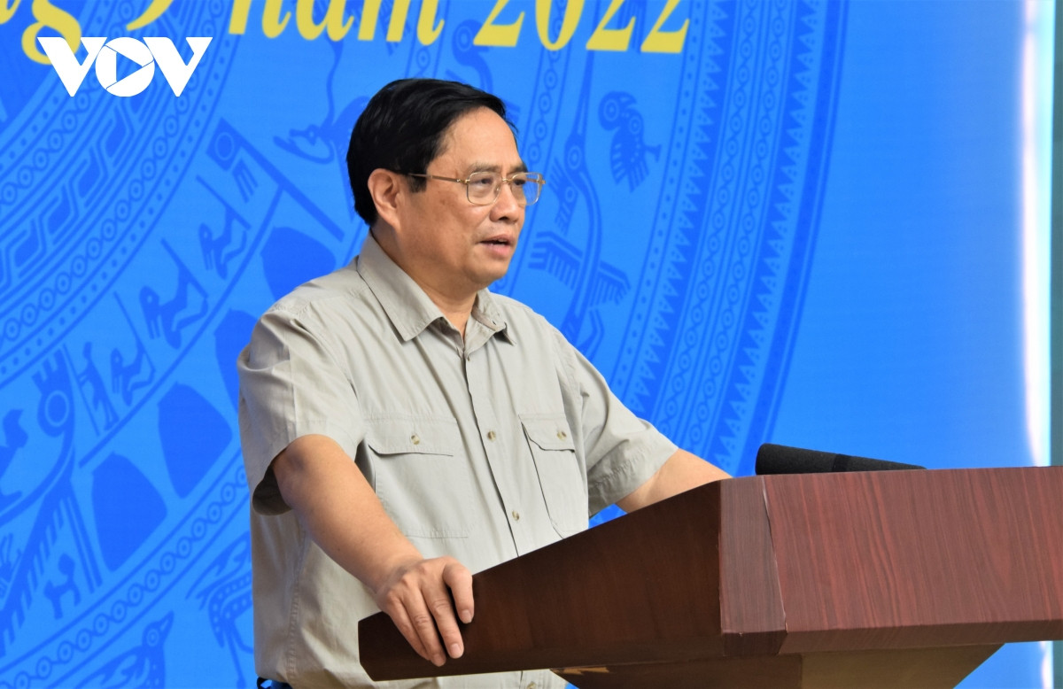 Thủ tướng Chính phủ Phạm Minh Chính phát biểu. Thủ tướng Chính phủ Phạm Minh Chính phát biểu.