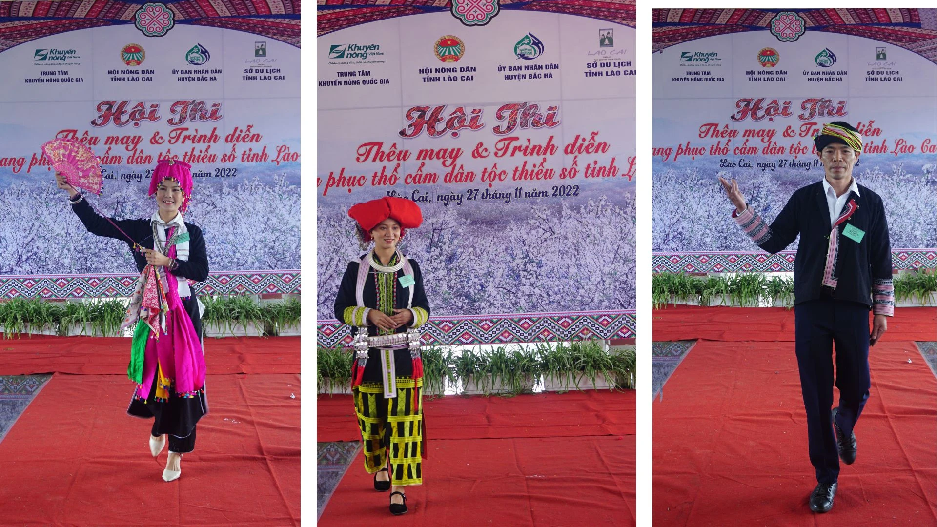 Hấp dẫn Hội thi "Thêu, may và trình diễn trang phục thổ cẩm dân tộc thiểu số"&nbsp; ảnh 7