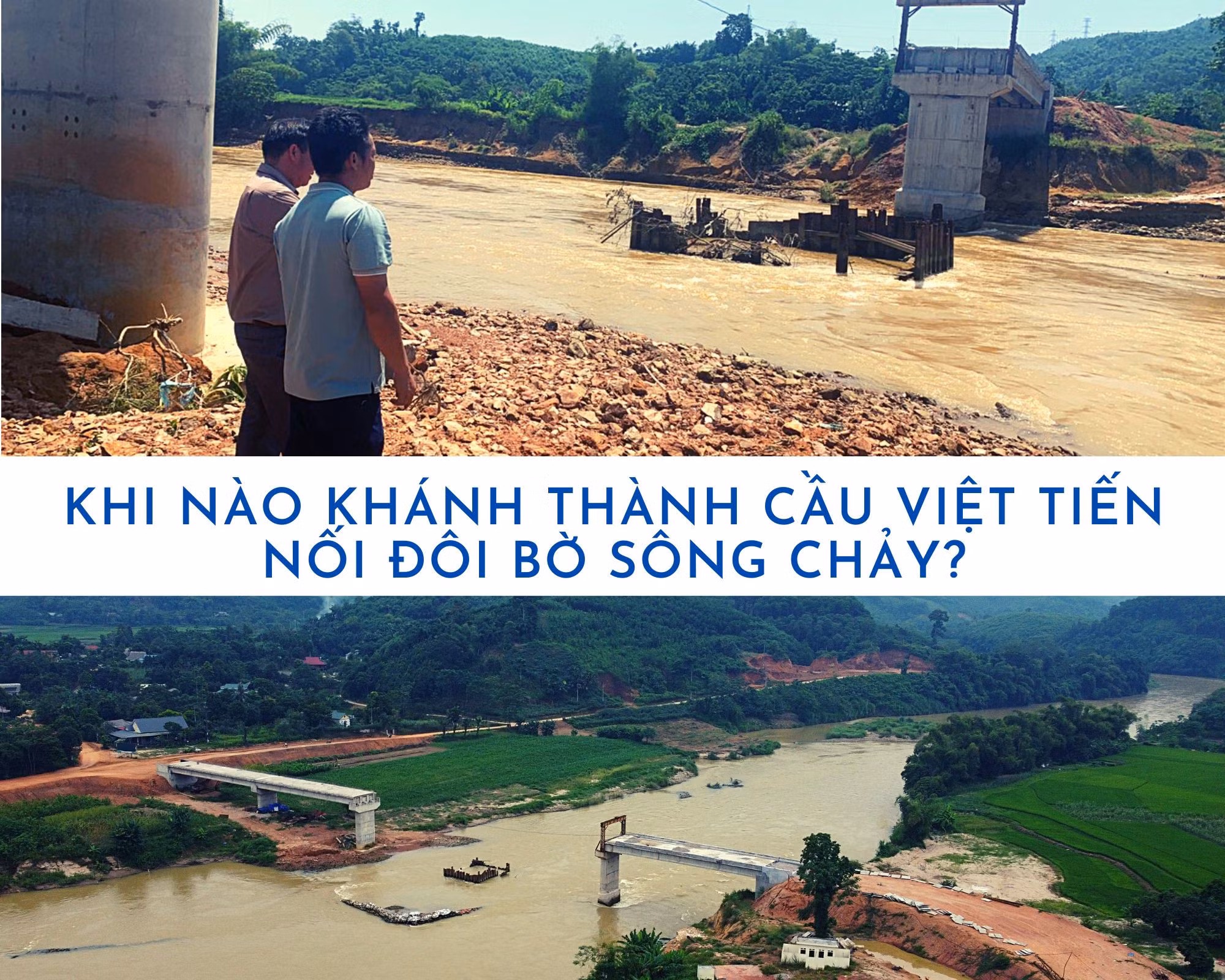 Khi nào khánh thành cầu Việt Tiến nối đôi bờ sông Chảy? ảnh 1