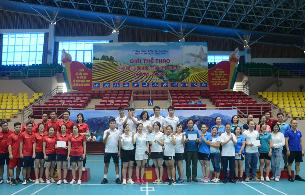 Sở Kế hoạch - Đầu tư giành giải Nhất toàn đoàn Giải thể thao Khối thi đua tham mưu tổng hợp ảnh 9