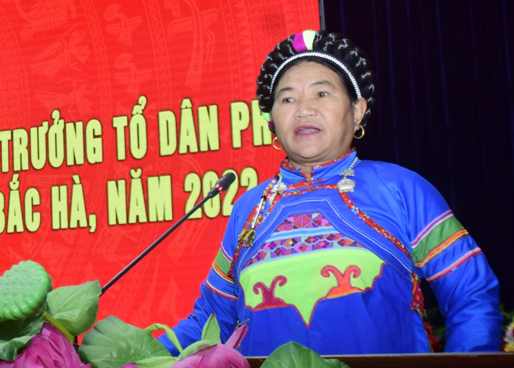 Bắc Hà gặp mặt bí thư chi bộ, trưởng thôn, tổ trưởng tổ dân phố, người có uy tín trên địa bàn ảnh 4