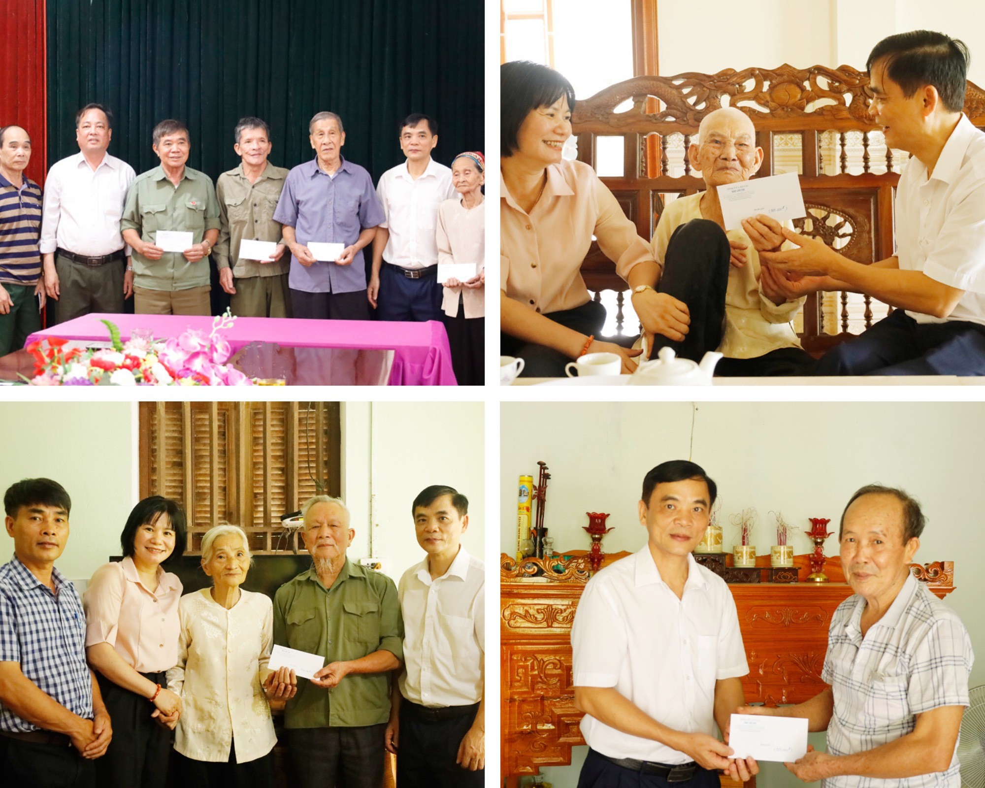 Các cơ quan, đơn vị, địa phương gặp mặt, tặng quà gia đình chính sách ảnh 3