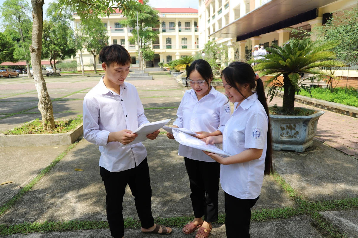 Thí sinh cho rằng đề thi dễ hơn so với các năm trước.