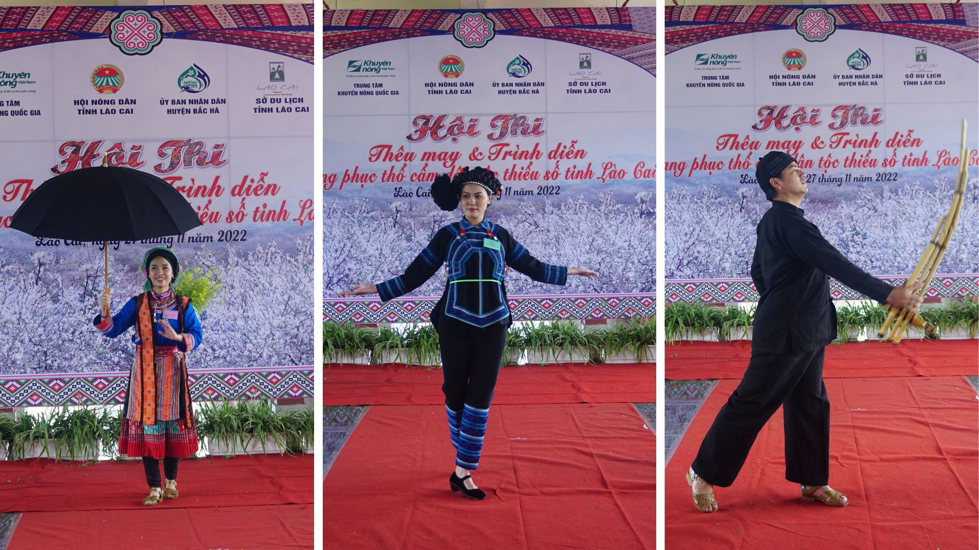 Hấp dẫn Hội thi "Thêu, may và trình diễn trang phục thổ cẩm dân tộc thiểu số" ảnh 6 Hấp dẫn Hội thi "Thêu, may và trình diễn trang phục thổ cẩm dân tộc thiểu số" ảnh 6