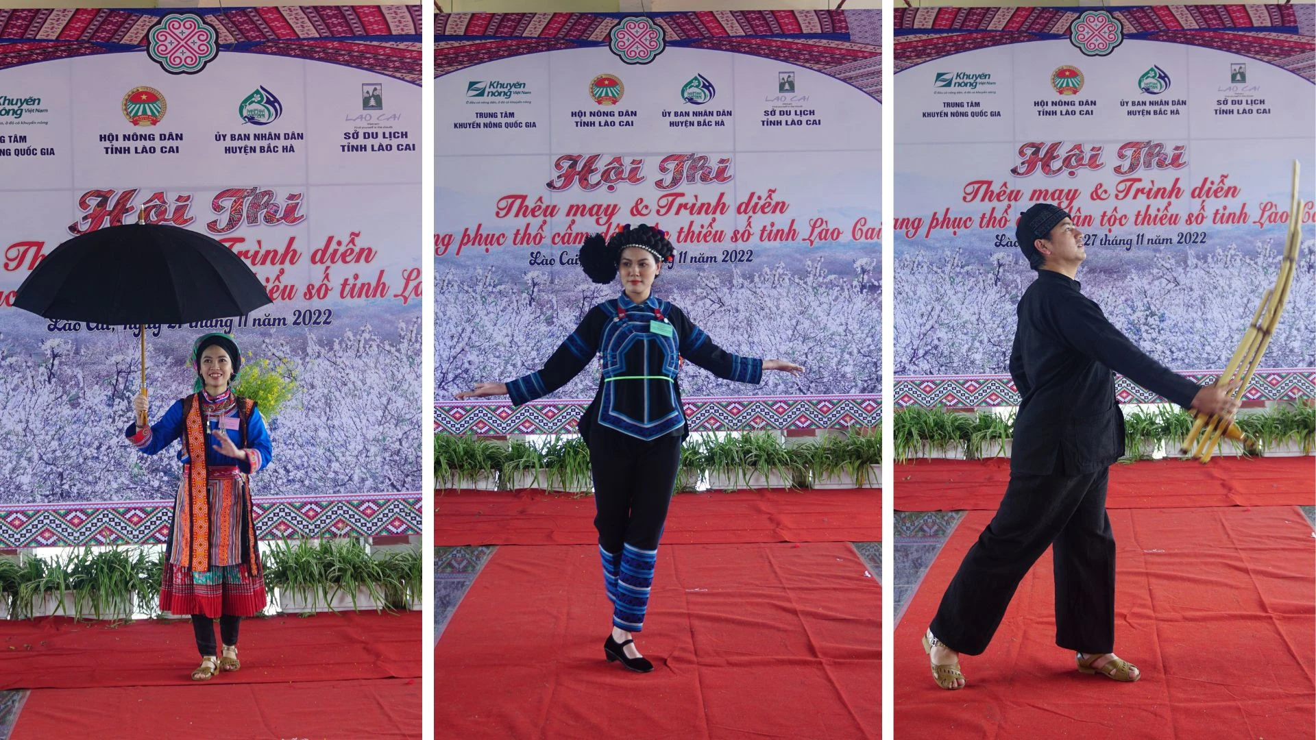 Hấp dẫn Hội thi "Thêu, may và trình diễn trang phục thổ cẩm dân tộc thiểu số"&nbsp; ảnh 6