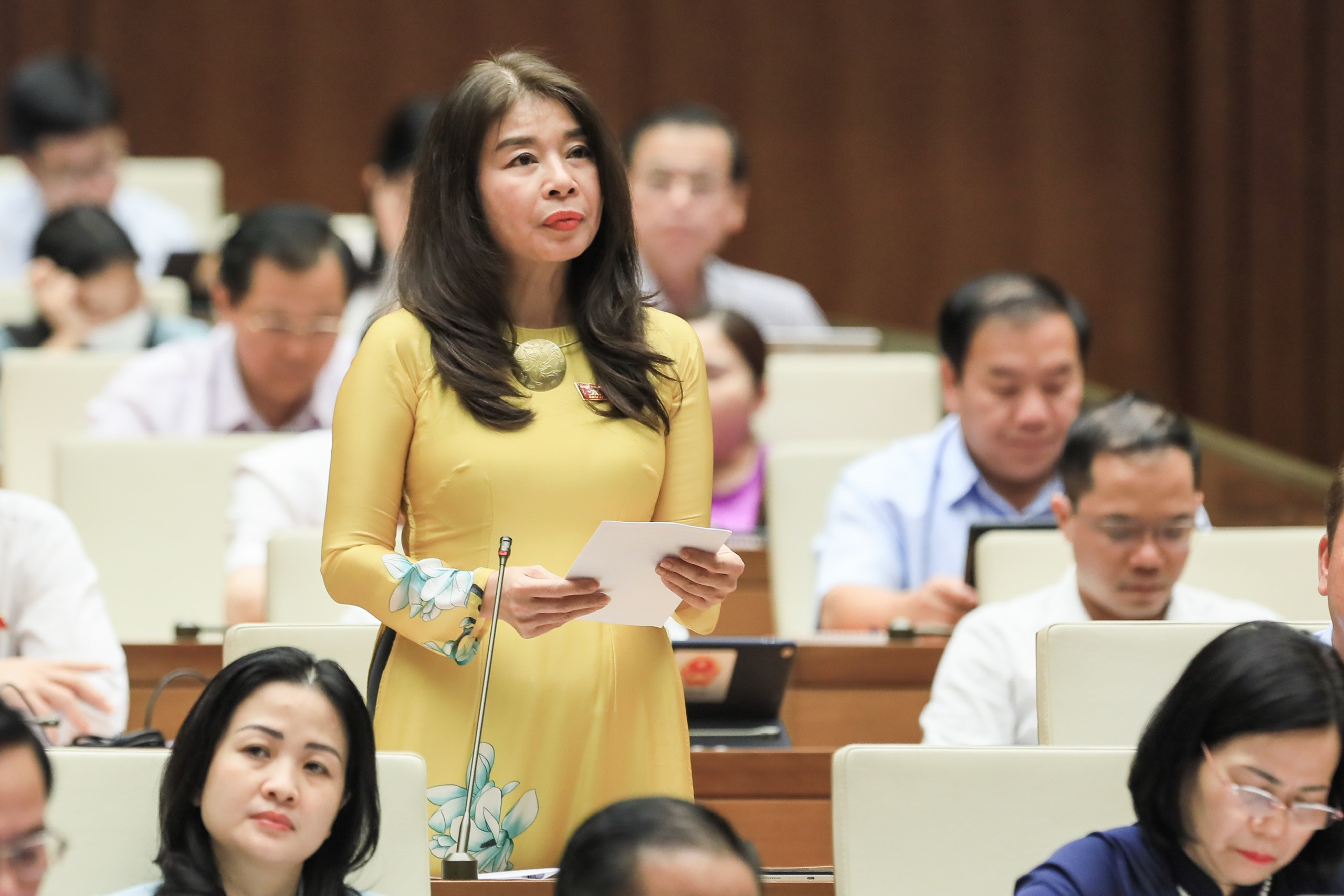 Đoàn Đại biểu Quốc hội tỉnh có nhiều đóng góp tích cực tại Kỳ họp thứ Ba, Quốc hội Khóa XV ảnh 5