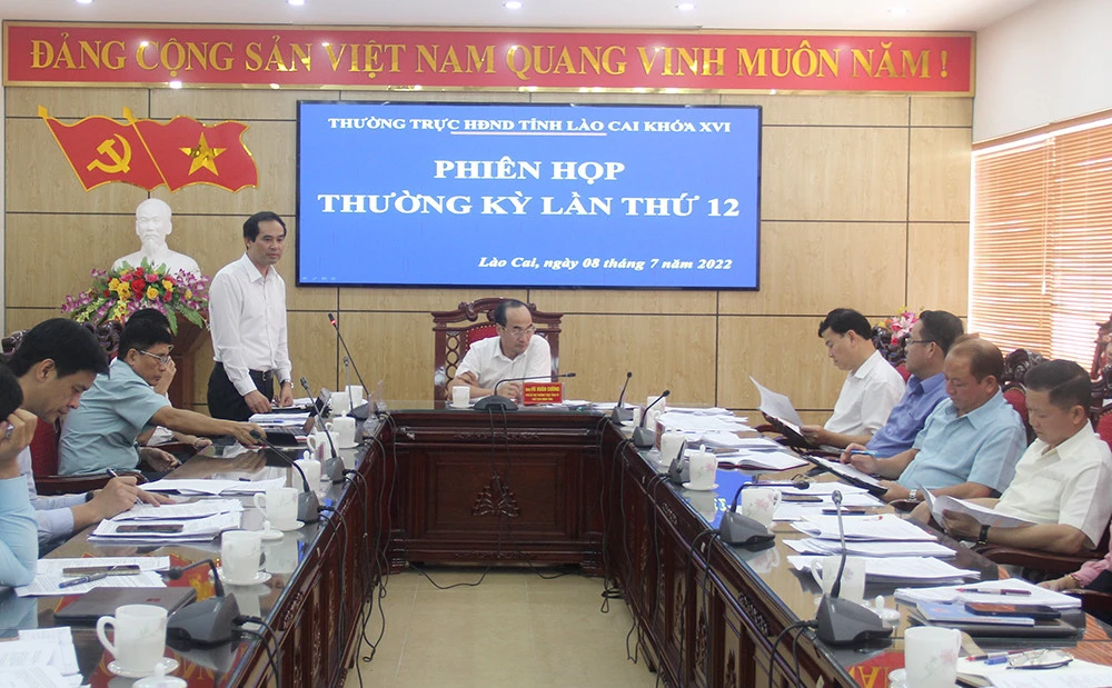 Thường trực HĐND tỉnh tổ chức phiên họp thường kỳ lần thứ 12 ảnh 1