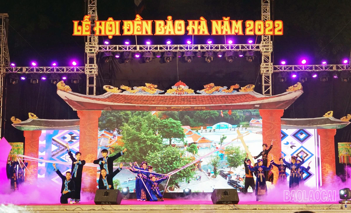 Hấp dẫn chương trình nghệ thuật đặc biệt tại Lễ hội đền Bảo Hà năm 2022 ảnh 7