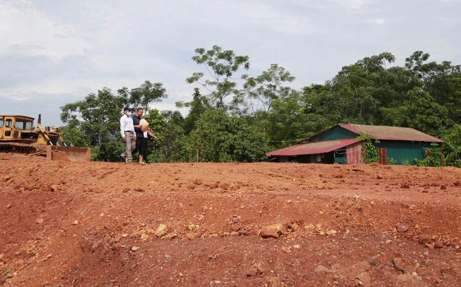 Khu vực quy hoạch khu dân cư tập trung tại thôn Cầu Cóc, xã Phúc Khánh.